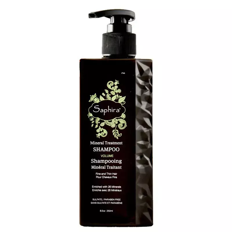 SAPHIRA Apimties suteikiantis šampūnas plaukams Saphira Mineral Treatment Volume Shampoo, 250ml