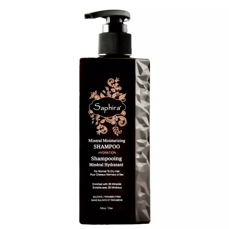 SAPHIRA Drėkinamasis šampūnas plaukams Saphira Mineral Moisturizing Shampoo, 1000ml
