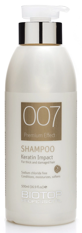 BIOTOP Šampūnas su keratinu Keratin Impact Shampoo, 500ml