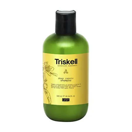TRISKELL DEEO REPAIR Giliai atkuriantis šampūnas su hialurono rūgštimi, 300ml