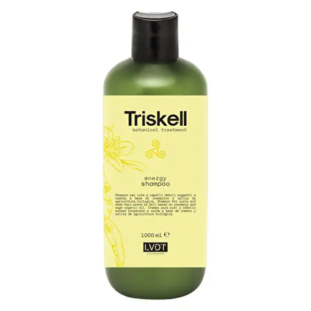 TRISKELL Energizuojantis plaukų šampūnas, 1000ml