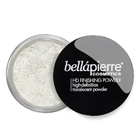 BELLAPIERRE Biri pudra makiažo užbaigimui Bellapierre HD Finishing Powder Translucent, skaidri