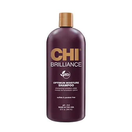 CHI Deep Brilliance šampūnas su alyvuogių ir Monoi aliejais, 946ml