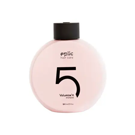 EPIIC HAIR CARE Apimties suteikiantis plaukų šampūnas No. 5 Volumize'it shampoo, 250ml