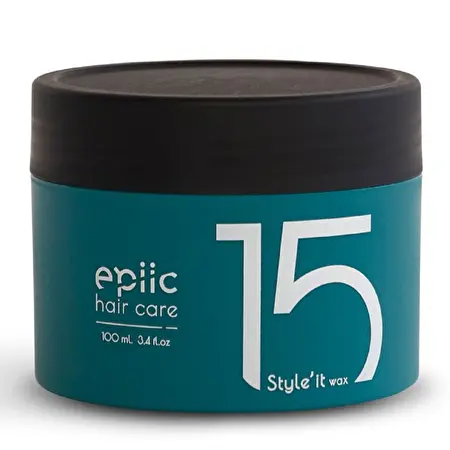 EPIIC HAIR CARE Vaškas plaukams No. 15 Style'it wax, 100ml