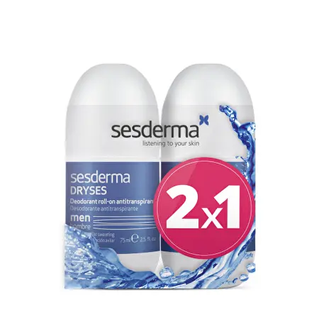 SESDERMA DRYSES dezodorantų rinkinys vyrams, 2x75 ml